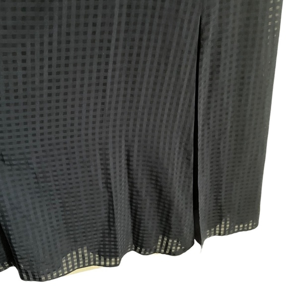 NWT Donna Karan Fit & Flare Checkered dress blue - Picture 10 of 13